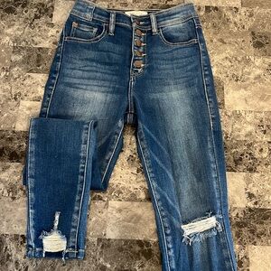 Women’s ripped jegging